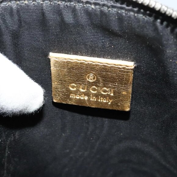 GUCCI SEGA Collaboration Shoulder Bag Leather Gold 511189 Auth bs24808 - Picture 7 of 16